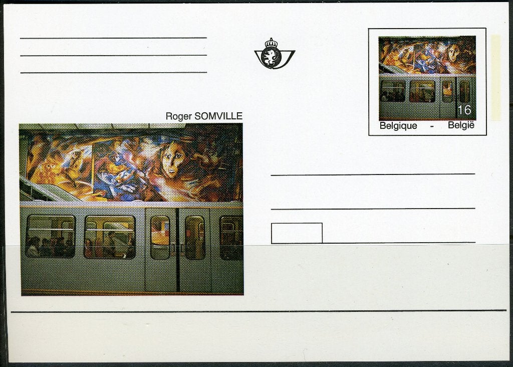 (B) BK46 1994 - Œuvres d'art du métro de Bruxelles, Envoi, Non oblitéré, Neuf