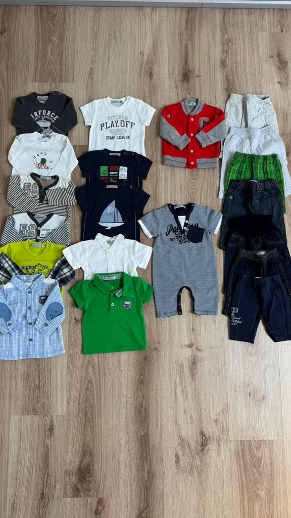 Prachtig kleding pakket Gymp jongen maat 56.Totaal: 20 stuks, Kinderen en Baby's, Ophalen of Verzenden, Zo goed als nieuw, Maat 56