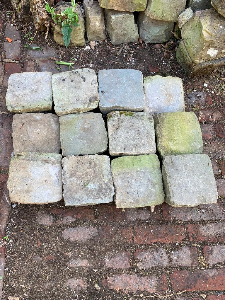 Lot kasseien platte, Tuin en Terras, Ophalen
