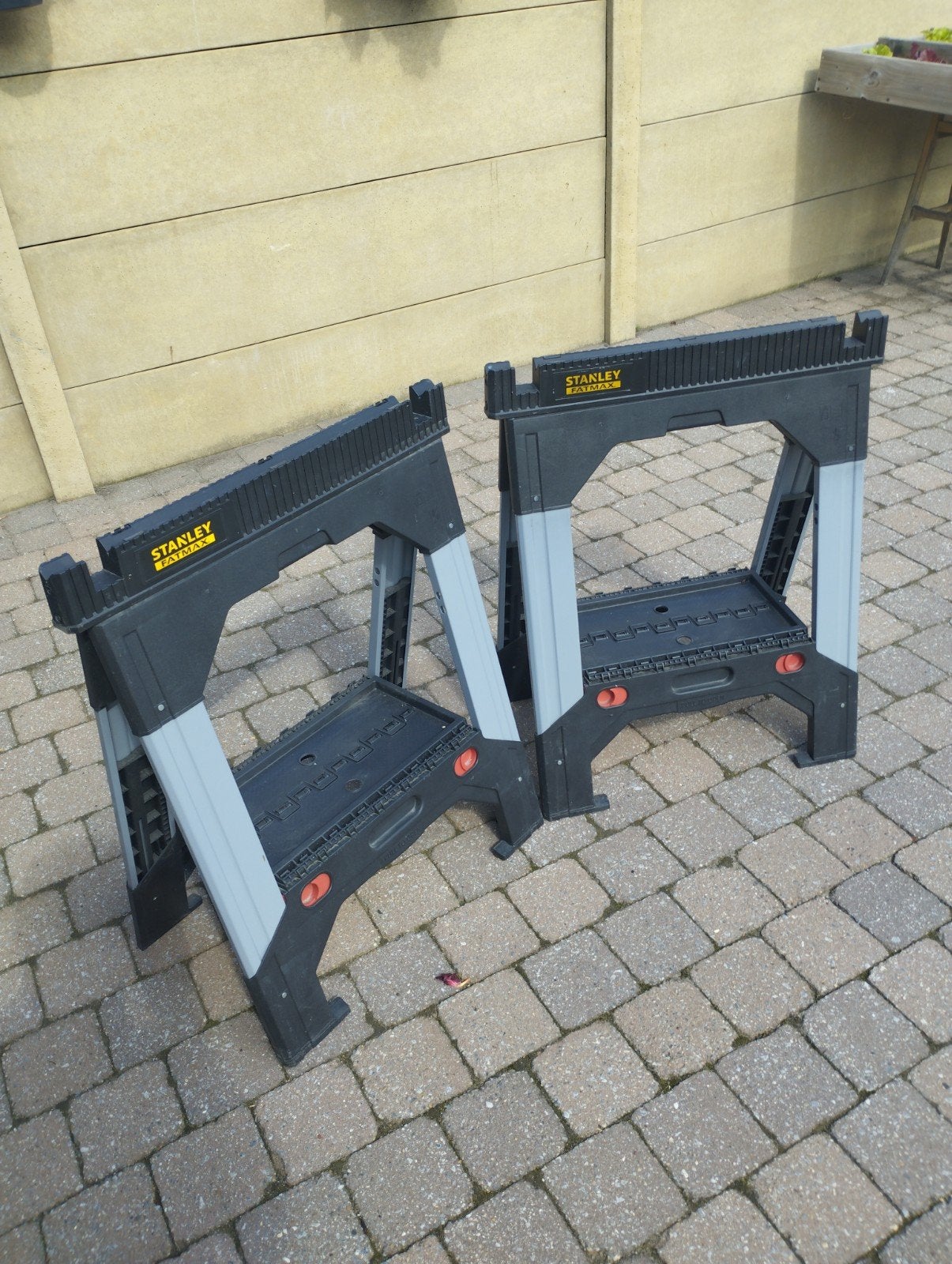 Twee schragen Stanley Fatmax., Doe-het-zelf en Bouw, Ophalen, Zo goed als nieuw, Stanley