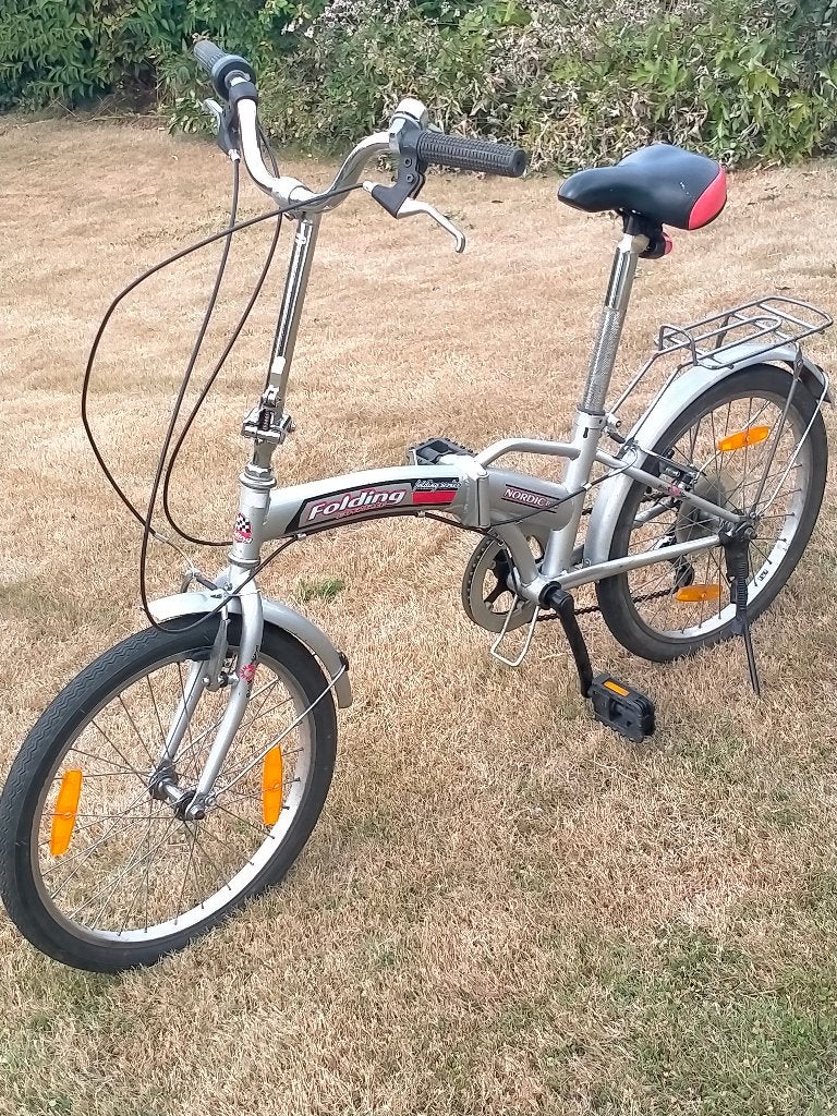 plooibare fiets Nordic bike Shimano 6 versnellingen, Fietsen en Brommers, Fietsen | Vouwfietsen, 20 inch of meer, Gebruikt, Versnellingen