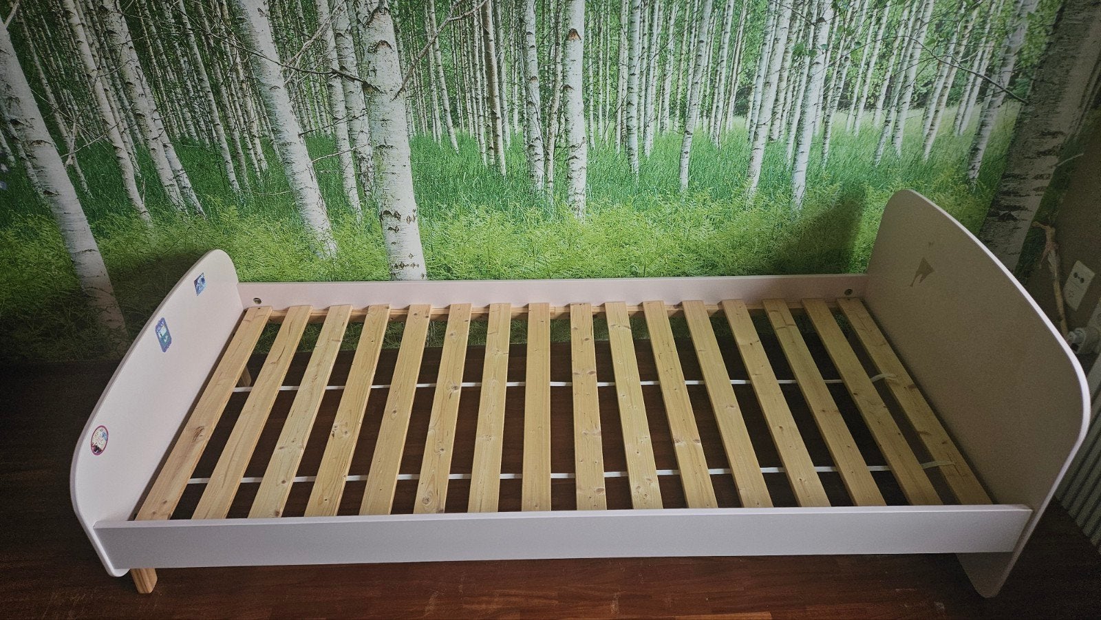 1-persoons bed zonder matras, Ophalen
