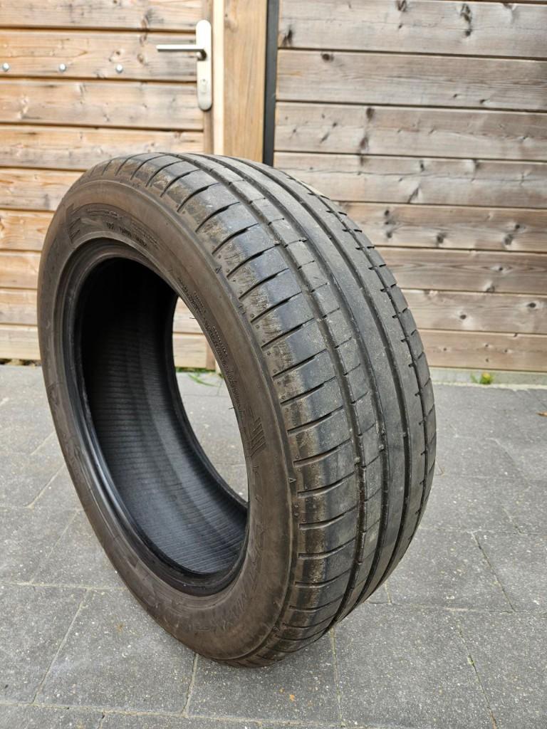 banden Dunlop 225/55 R17, Auto-onderdelen, Ophalen, Gebruikt, Band(en), Personenwagen