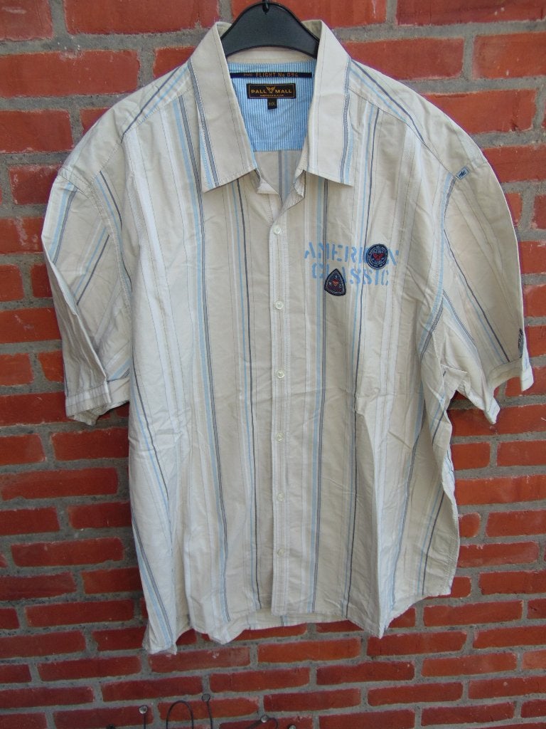 Hemd Pall Mall maat XXL, Kleding | Heren, Ophalen of Verzenden, Gedragen, Beige, Overige halswijdtes