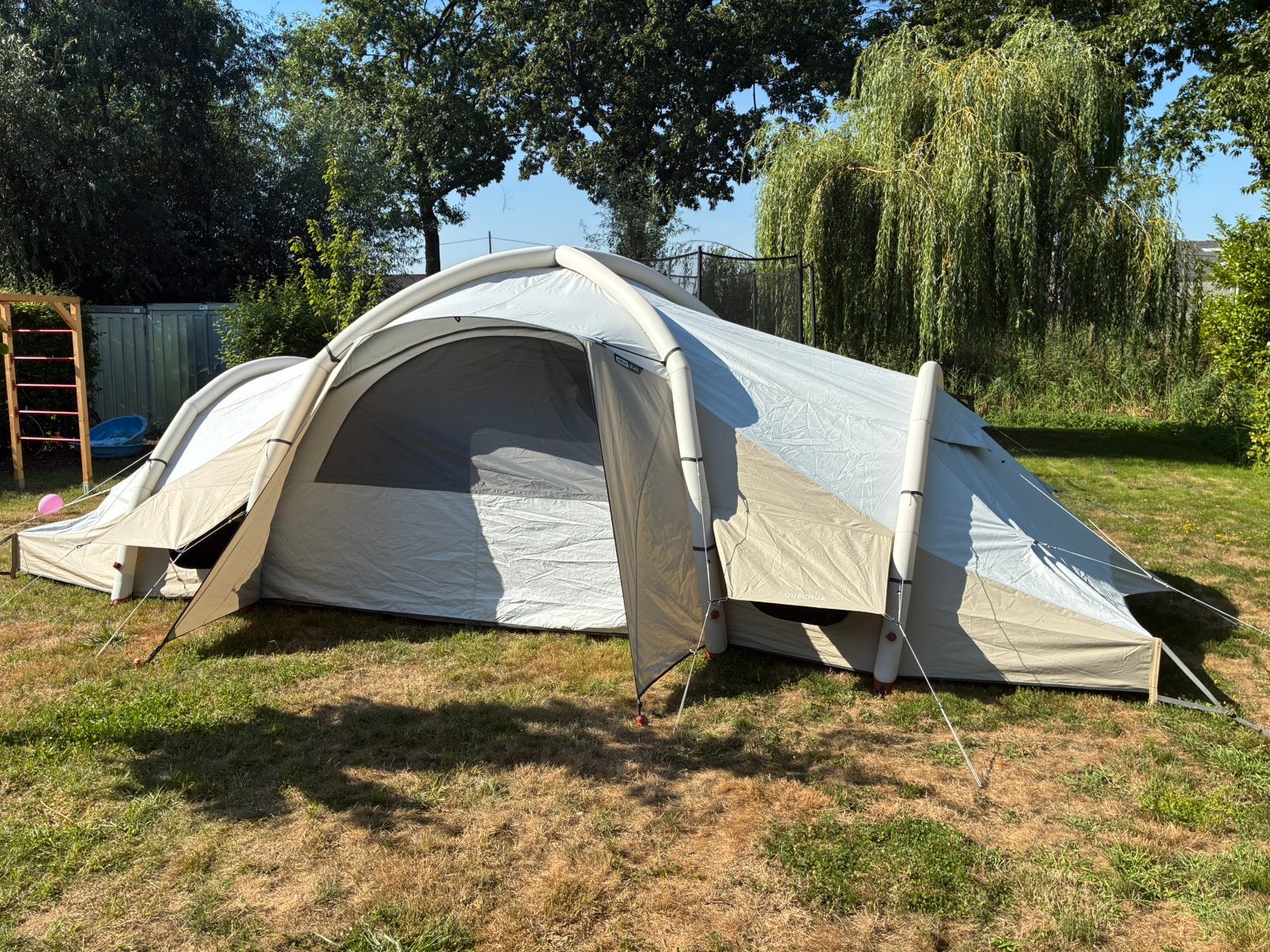 Quechua air seconds 8.4, Caravans en Kamperen, Tenten, Ophalen, Zo goed als nieuw, Meer dan 6