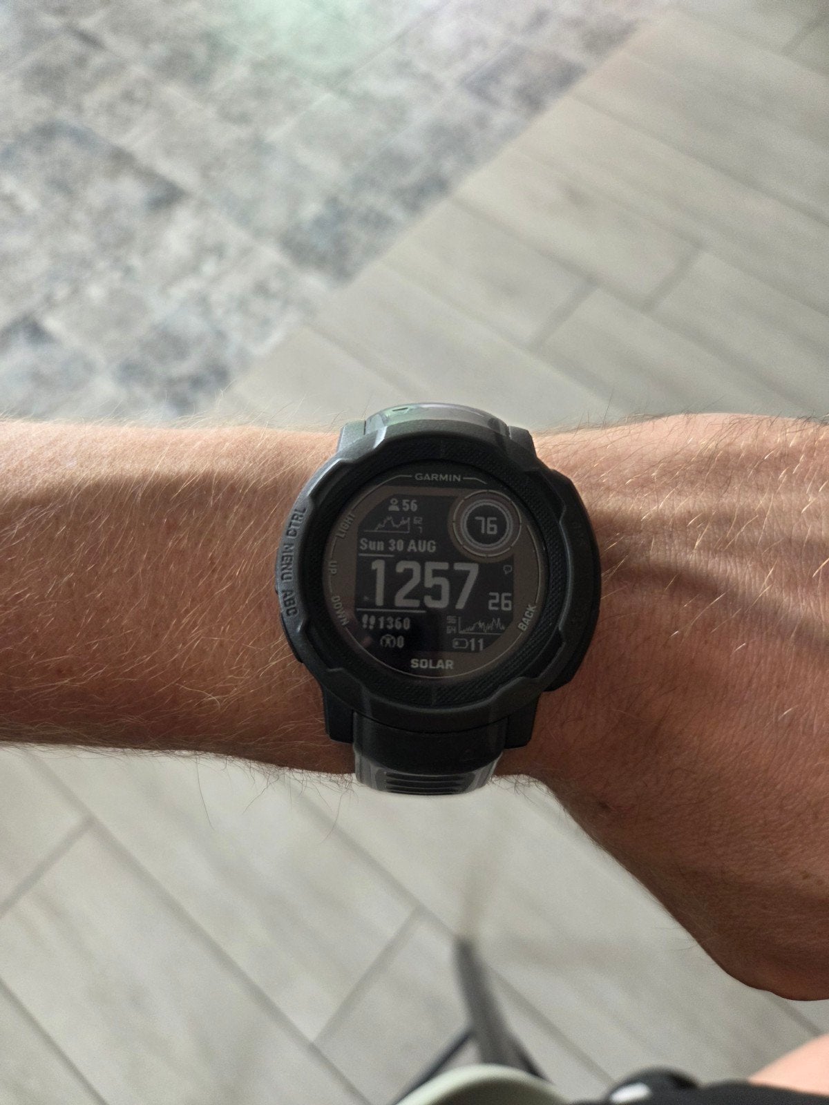 Garmin instinct 2 solar, Ophalen of Verzenden, Waterdicht, Gebruikt, Garmin