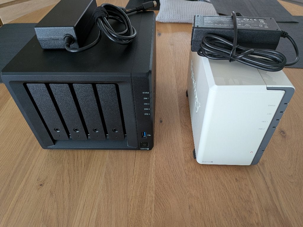 Synology DS918+ (16GB!!) & DS 212, Informatique & Logiciels, NAS, Enlèvement, Utilisé