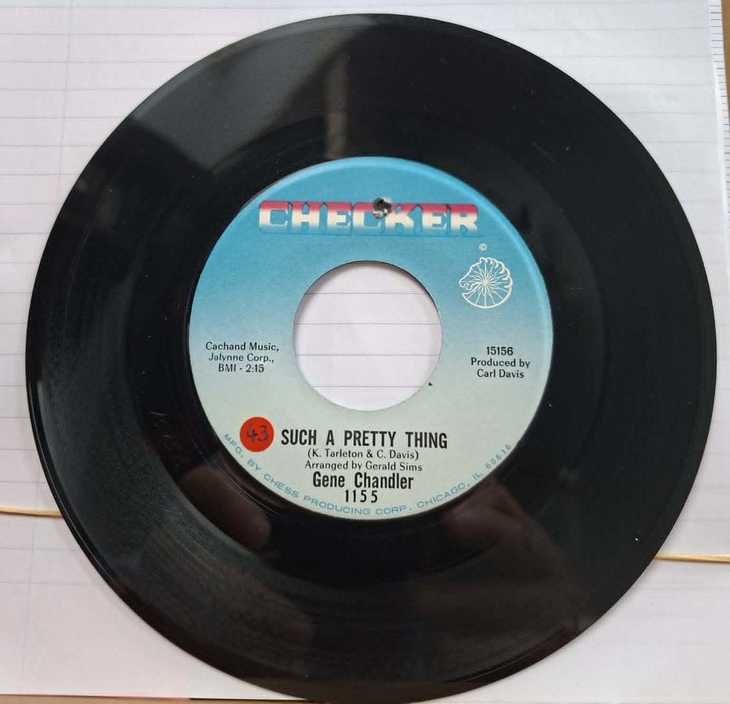 Popcorn Groove / Gene Chandler - Such A Pretty Thing, Pressage original, Enlèvement ou Envoi, 7 inch, Utilisé