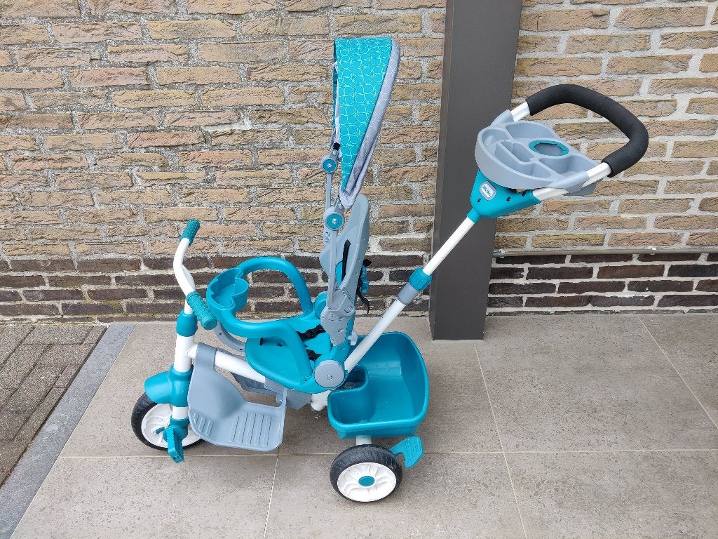 Kinderdriewieler 4 in 1 met stuurstang, Ophalen, Zo goed als nieuw, Little tikes, Duwstang