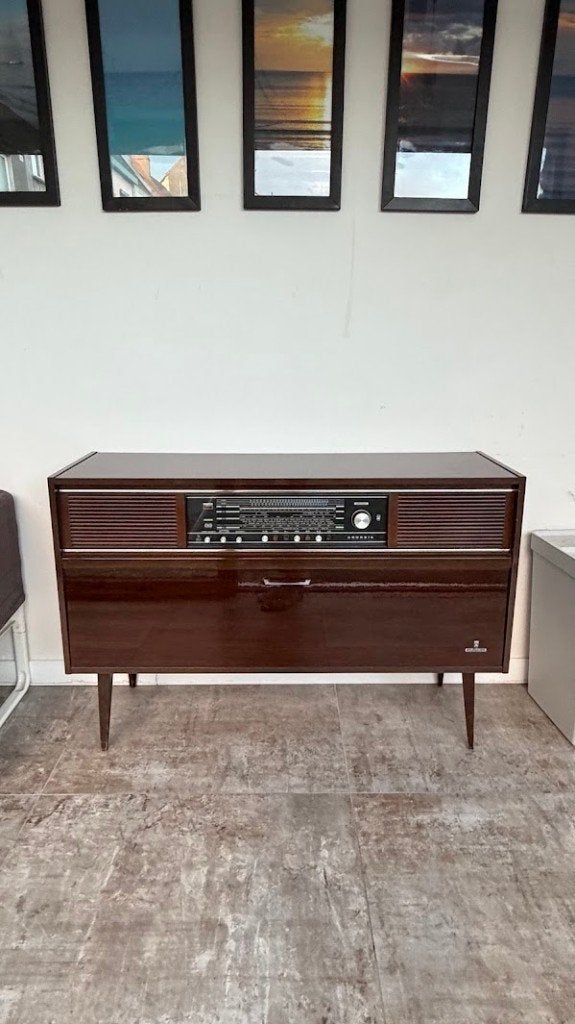 Grundig radio (jaren 60) meubel, TV, Hi-fi & Vidéo, Télévisions vintages, Enlèvement, Utilisé, Grundig