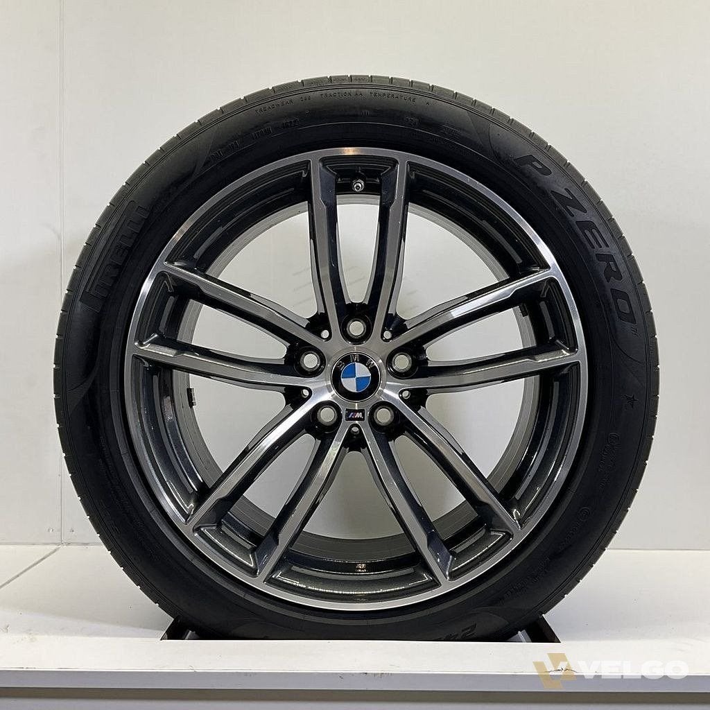 BMW 5 SERIE G30 G31 SET VELGEN + ZOMERBANDEN 18 INCH ORIG. 6, Autos : Pièces & Accessoires, Pneus et Jantes, Véhicule de tourisme