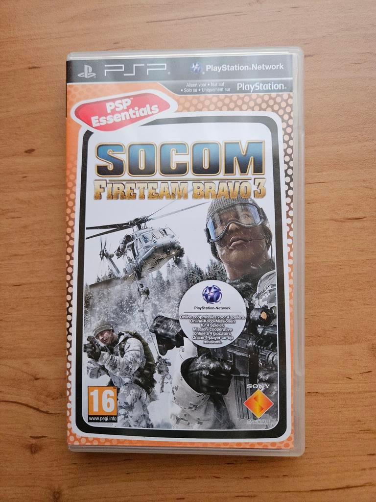 Jeu PSP SOCOM Fireteam Bravo 3, Consoles de jeu & Jeux vidéo, Jeux | Sony PlayStation Portable, Enlèvement ou Envoi