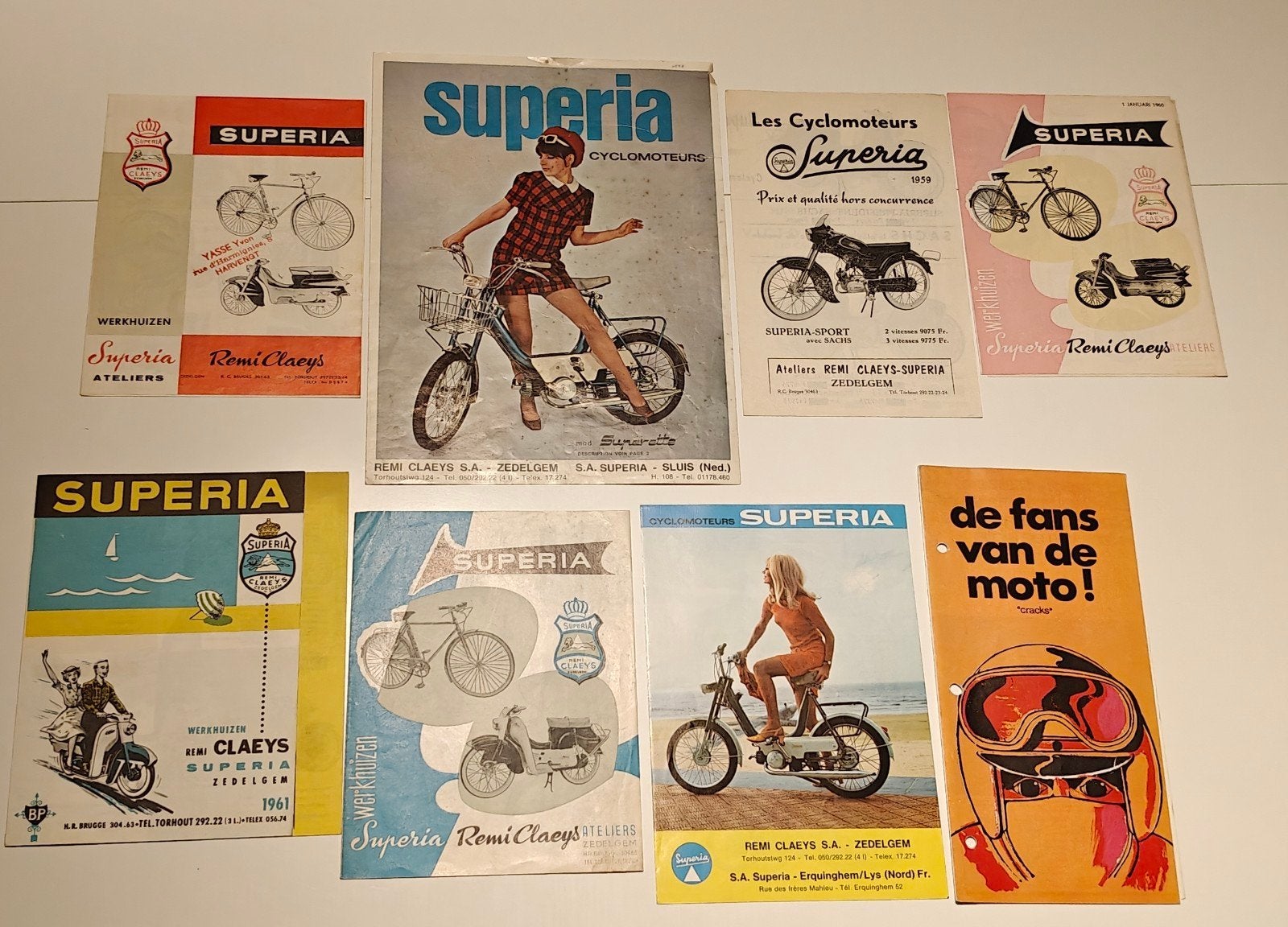 Lot Superia folder - bromfietsen en fietsen, Vélos & Vélomoteurs, Envoi