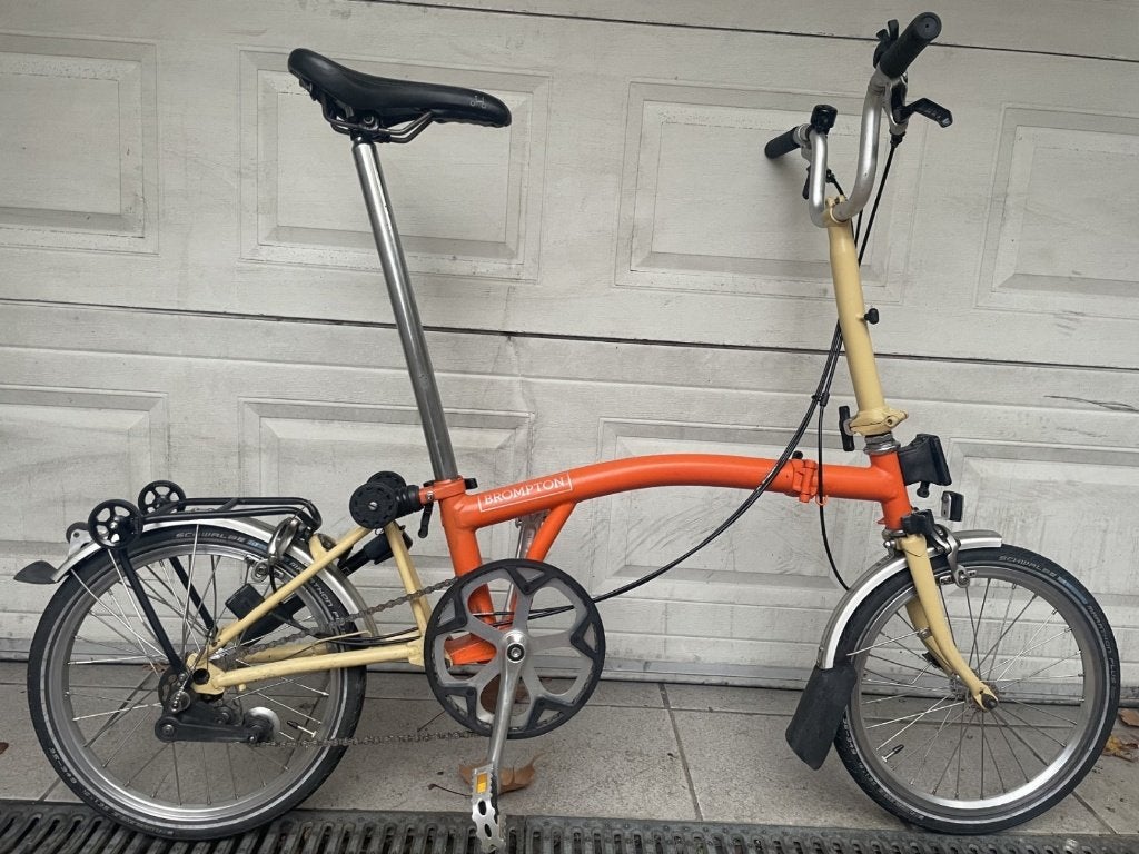 Brompton M3R en bon état + document mybike, Vélos & Vélomoteurs, Vitesses, Frein sur jante, Enlèvement, Utilisé