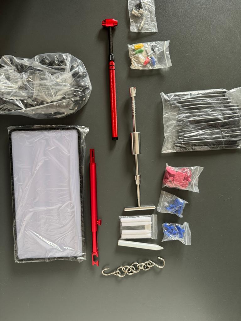 Kit professionnel de débosselage PDR avec lumière LED hybrid, Bricolage & Construction, Éclairage de chantier, Comme neuf, Lampe