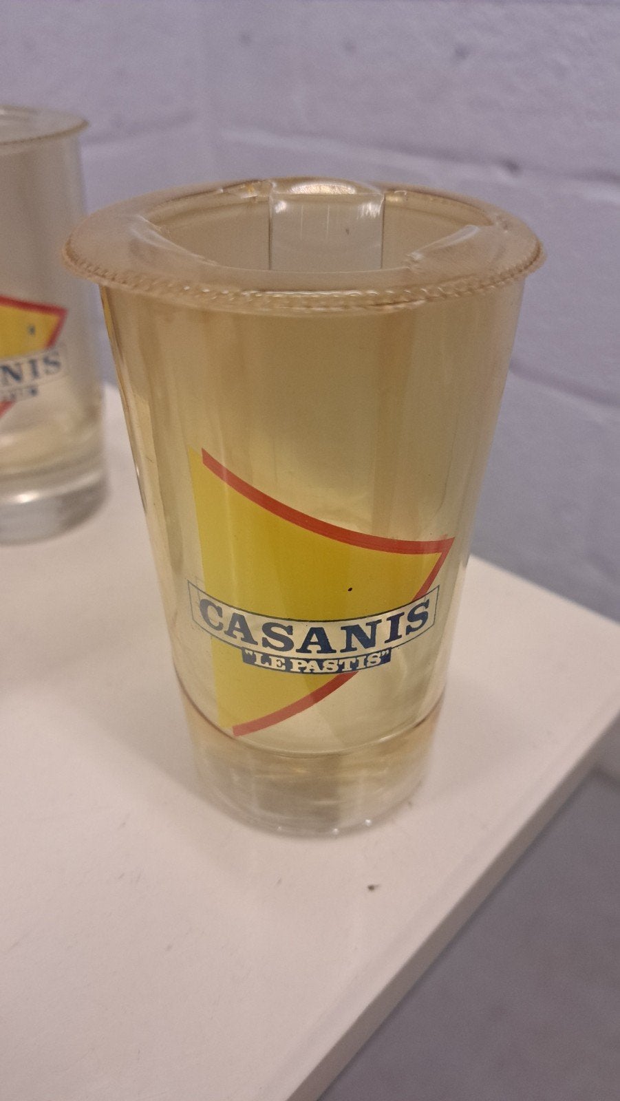 le Casanis Pastis glas jaren 60 in verpakking, Ophalen of Verzenden, Nieuw, Overige typen