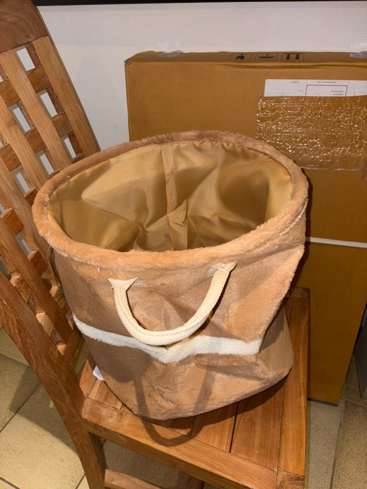 Corbeille de rangement toute douce pour enfants, Neuf, Rond, Enlèvement, Panier