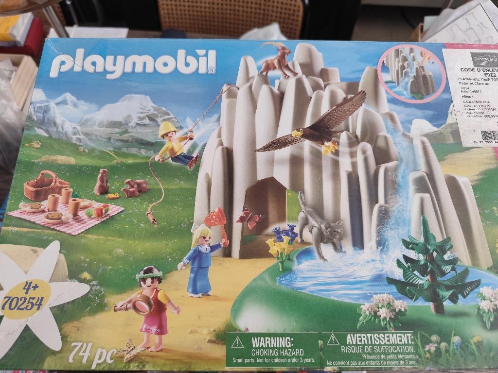 Playmobil 70254 - Heidi, Peter et Clara au lac de cristal, Ophalen, Nieuw, Complete set