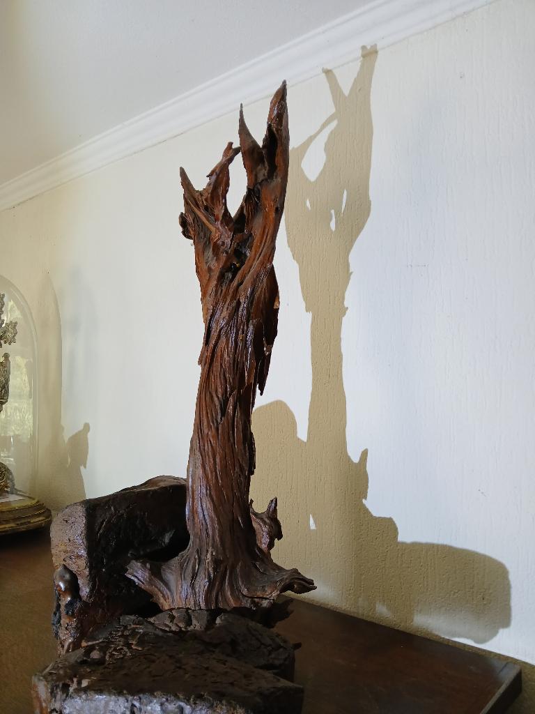 beeld 'Jezus' steenbakkerijen Rumst, Ophalen, Hout, Beeld