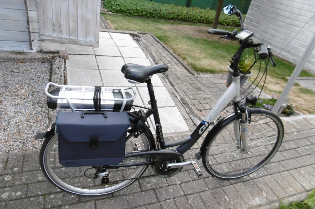 Damesfiets Giant Maat M , elektrisch omgebouwd ., Ophalen, Velgrem, Versnellingen, Giant