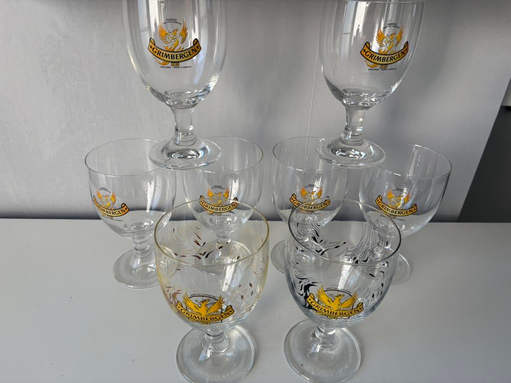 8 GRIMBERGEN-glazen, Verzamelen, Ophalen of Verzenden, Nieuw