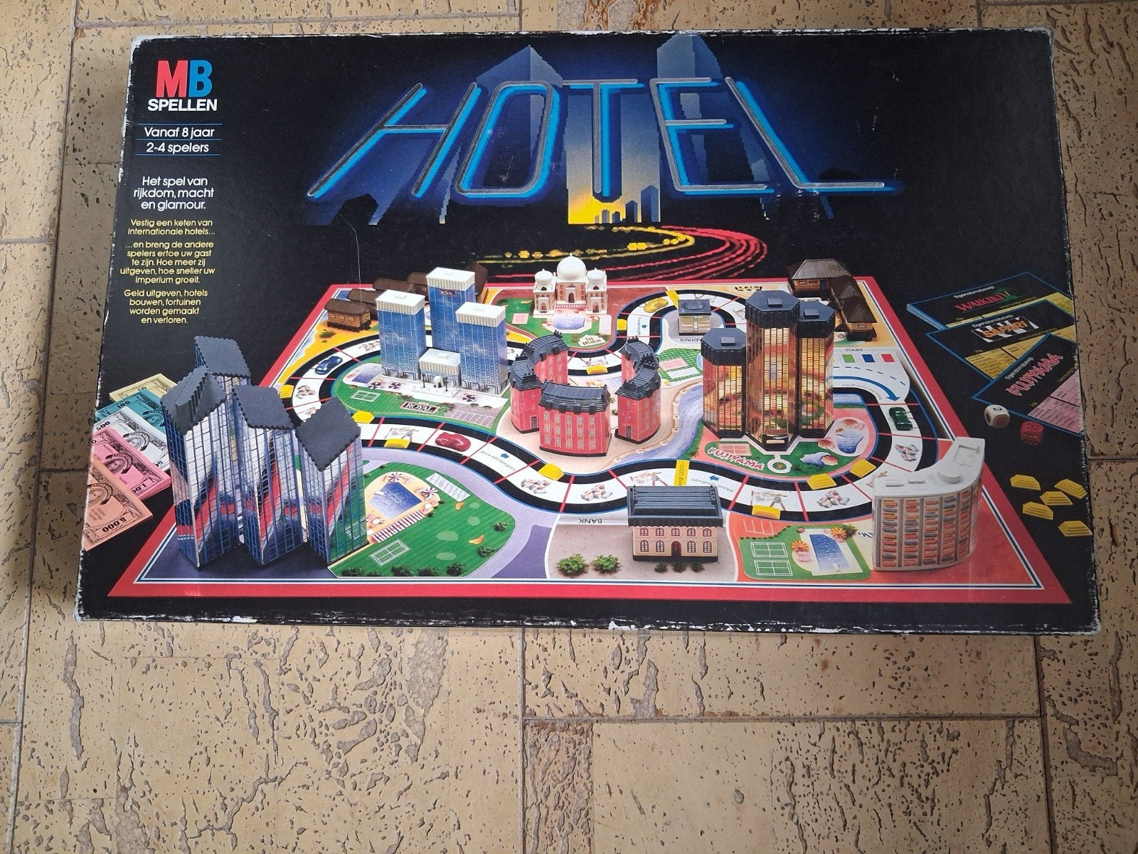 bordspel  HOTEL van mb, Drie of vier spelers, Ophalen, Gebruikt, MB spelen