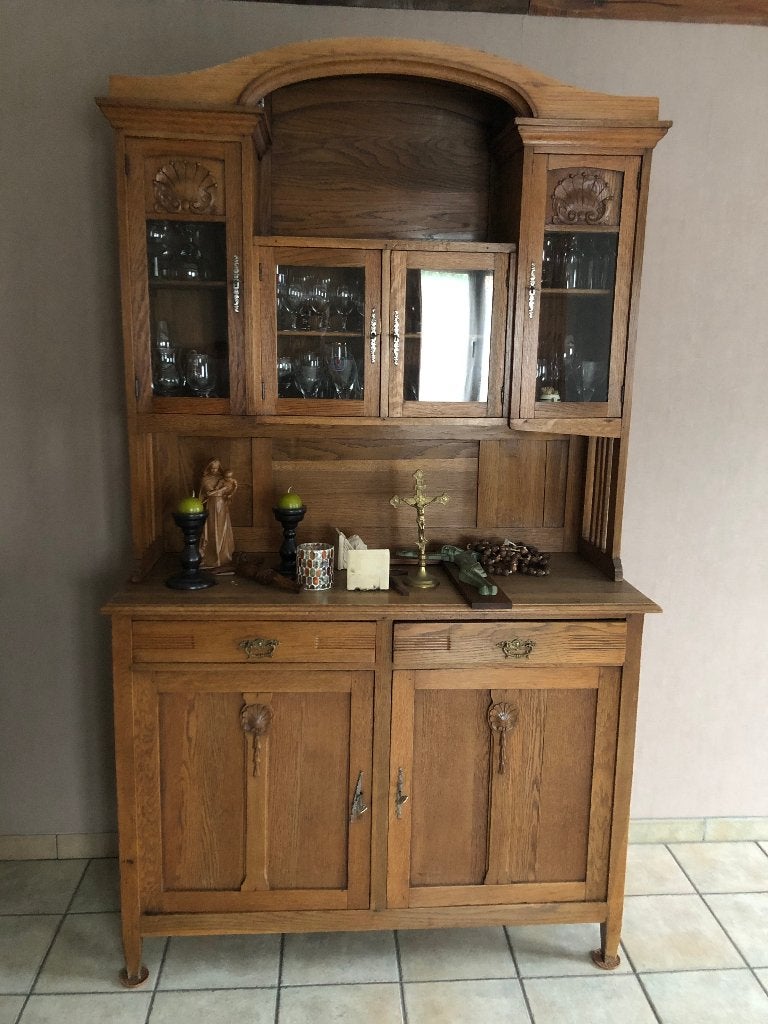 kast voor glazen en borden, Huis en Inrichting, Ophalen, Gebruikt, 100 tot 150 cm, 200 cm of meer