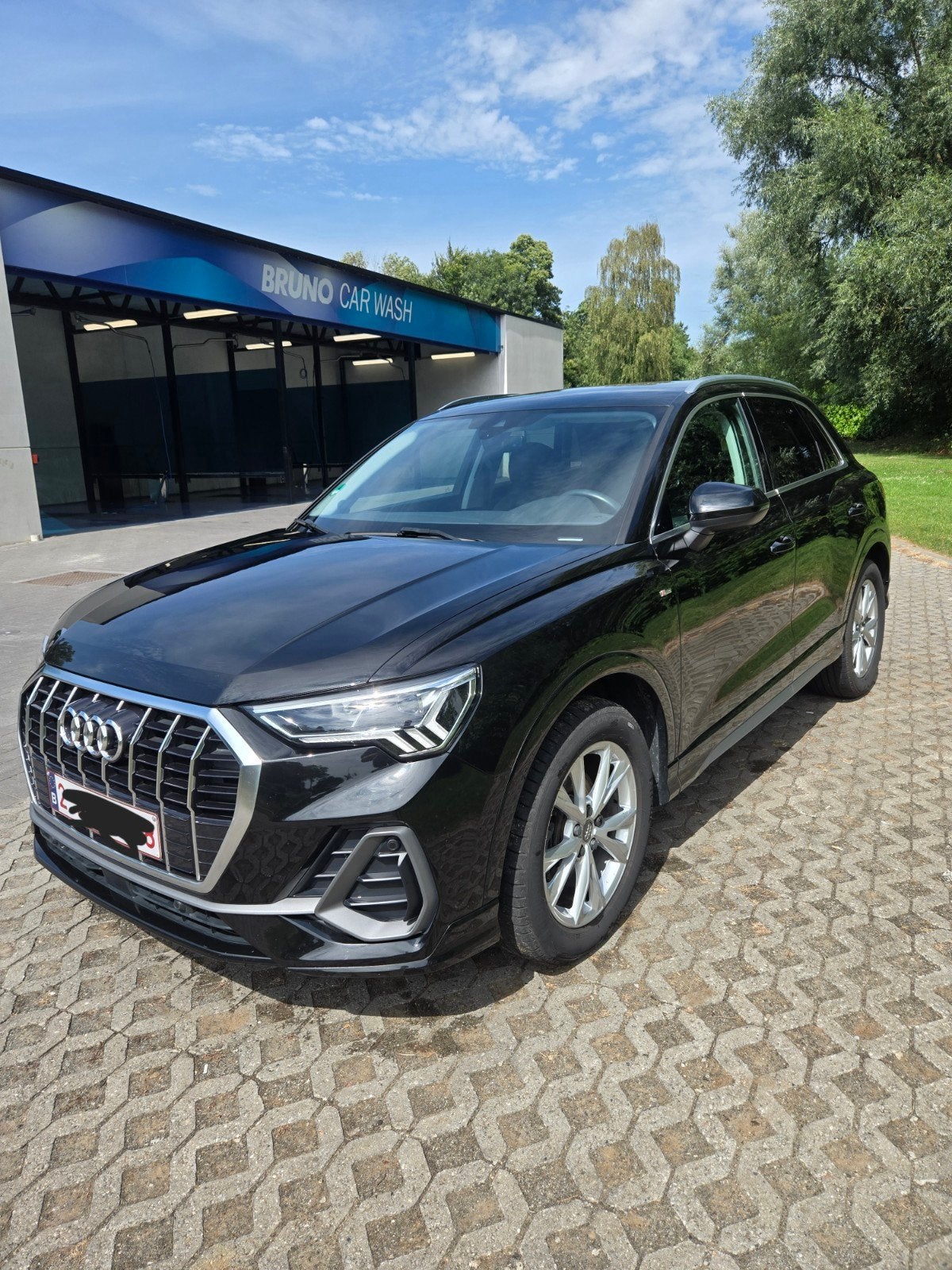 Audi Q3 35 TFSI S line | Automaat | 80.000 km, Auto's, Automaat, Zwart, Leder, 5 deurs