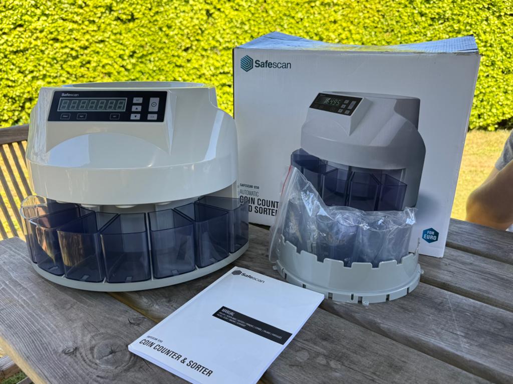 Safescan 1250 Coin Counter & Sorter – Zo goed als nieuw, Timbres & Monnaies, Monnaies & Billets de banque | Accessoires, Enlèvement