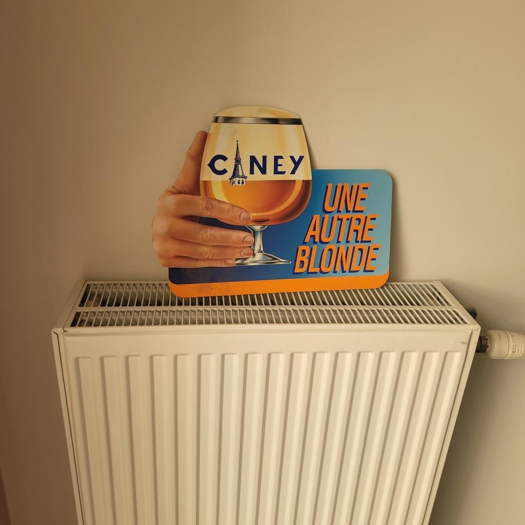Ancienne pub ciney blonde, Bricolage & Construction, Chauffage & Radiateurs, Enlèvement ou Envoi