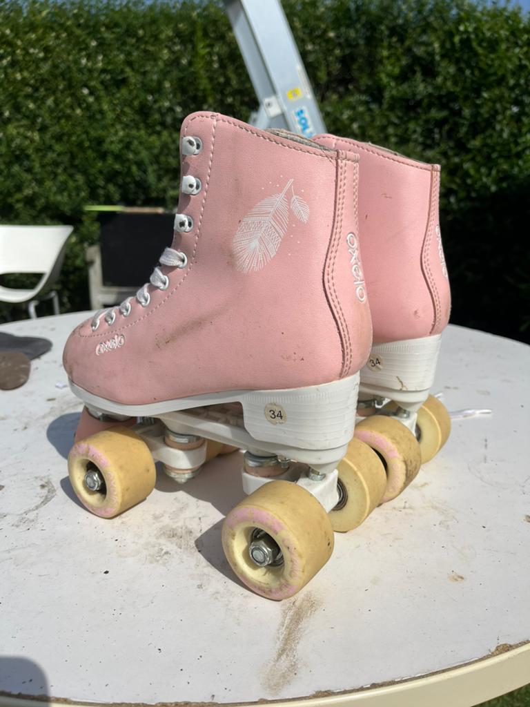 Rolschaatsen oxelo maat 34, Kinderen en Baby's, Ophalen, Gebruikt, Kinderen