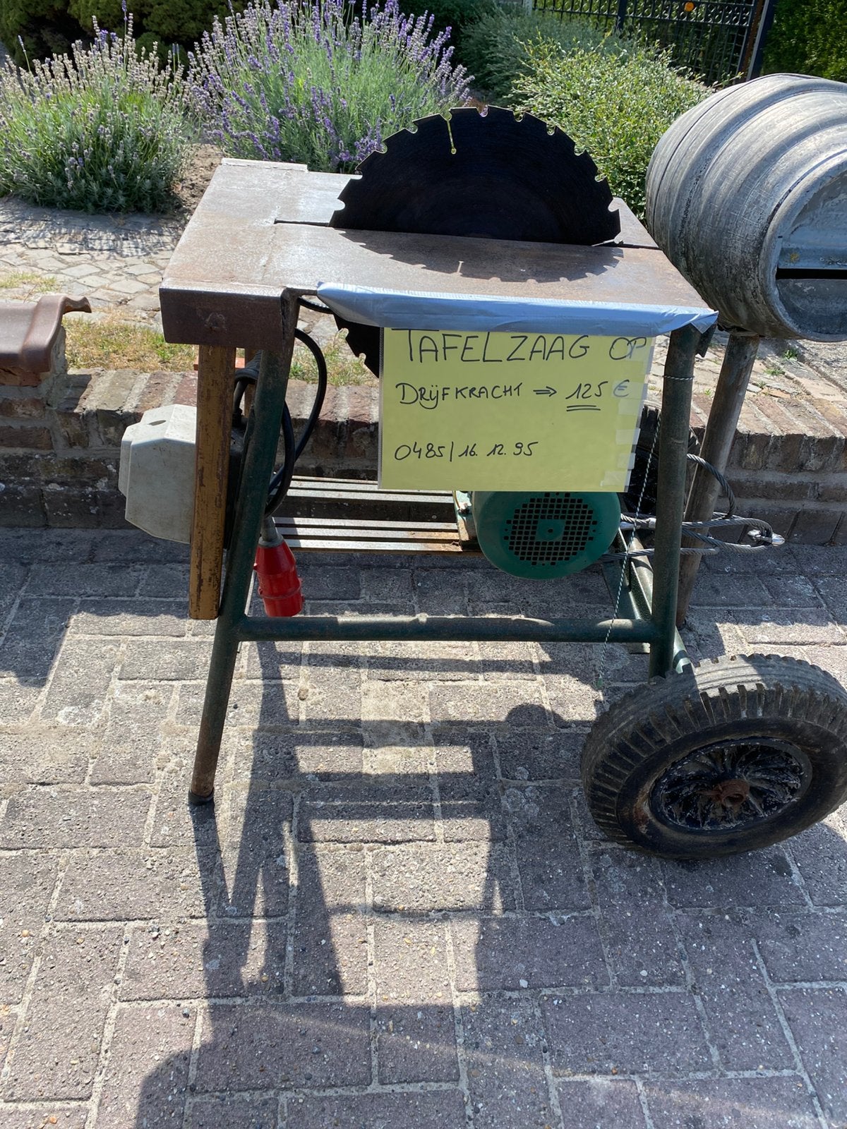 Tafelzaag op drijfkracht, Doe-het-zelf en Bouw, Ophalen, Gebruikt
