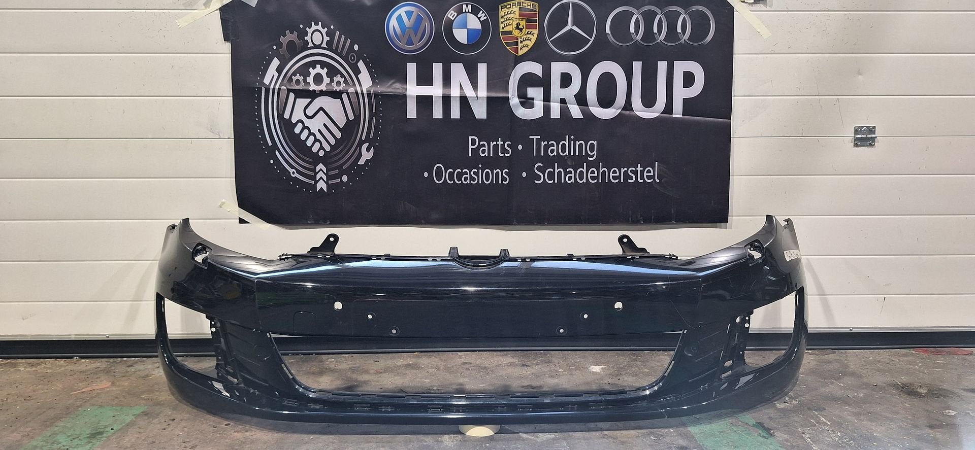 Originele VW Golf 6 (MK6) GTI / GTD Voorbumper Zwart Metalli, Gebruikt, -, -, Ophalen of Verzenden