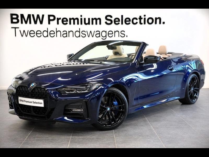 BMW 4-Serie M PACK PRO 19M VELG HARMANKARDON CAMERA, Automaat, 1998 cc, Cabriolet, Blauw