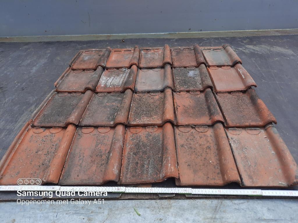 5000 pannen van het merk sterreberg 44, Doe-het-zelf en Bouw, Dakpannen en Dakbedekking, Ophalen, Gebruikt, Steen of Klei, 15 m² of meer