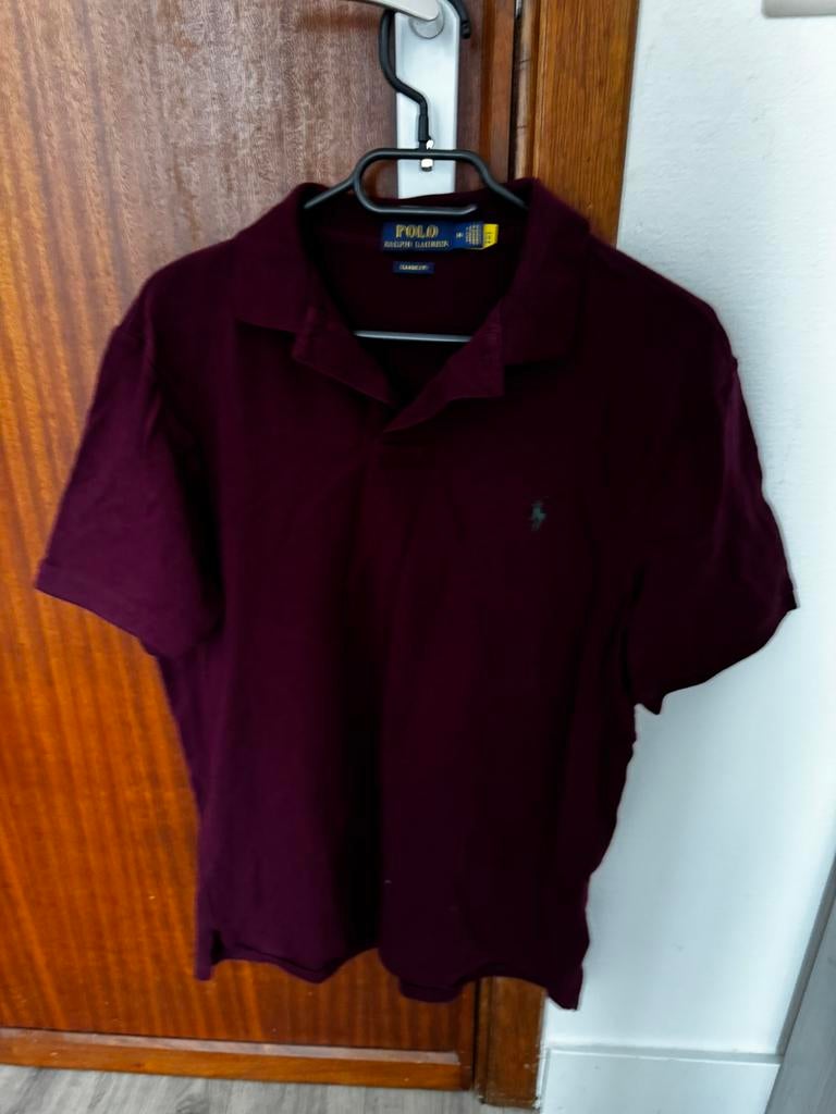 Polo ralph lauren shirt m size, Ophalen of Verzenden, Zo goed als nieuw, Maat 48/50 (M), Paars