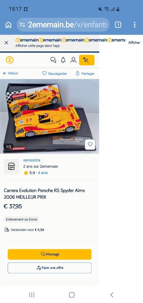 Gratuit voiture  Carrera, Enlèvement ou Envoi