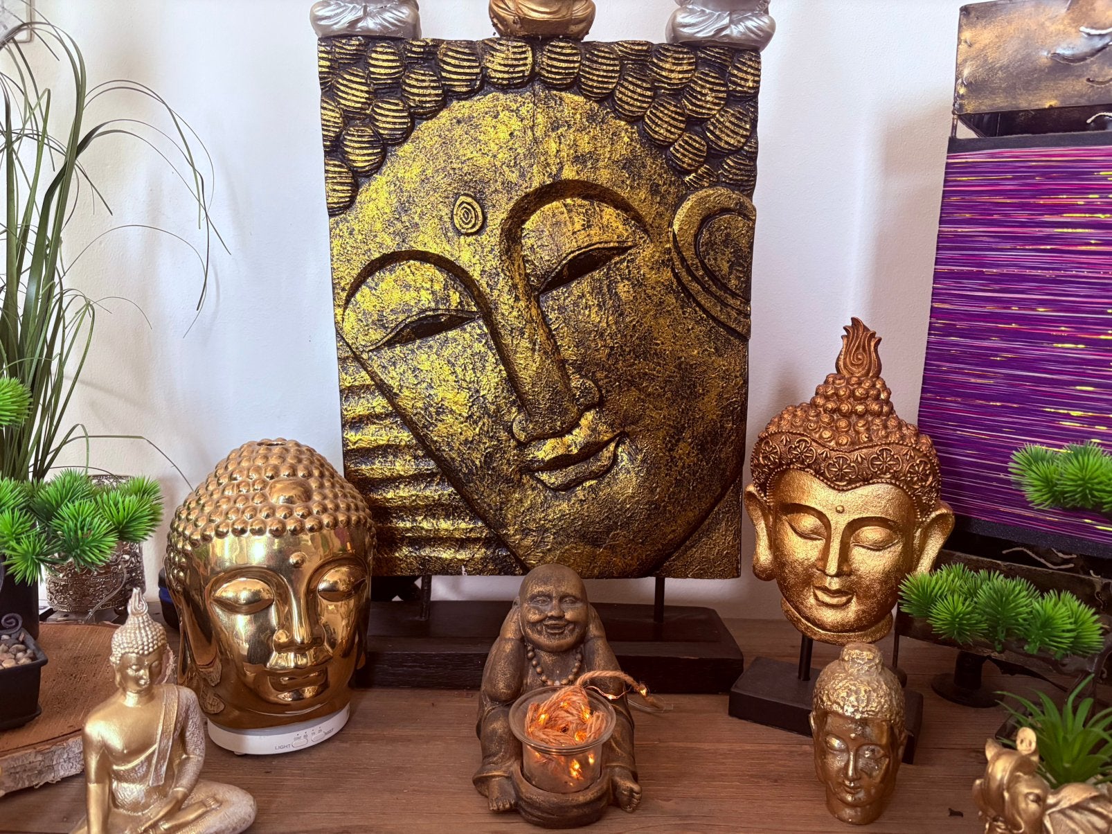 Boedha decoratie set compleet, Huis en Inrichting, Ophalen, Zo goed als nieuw, Set
