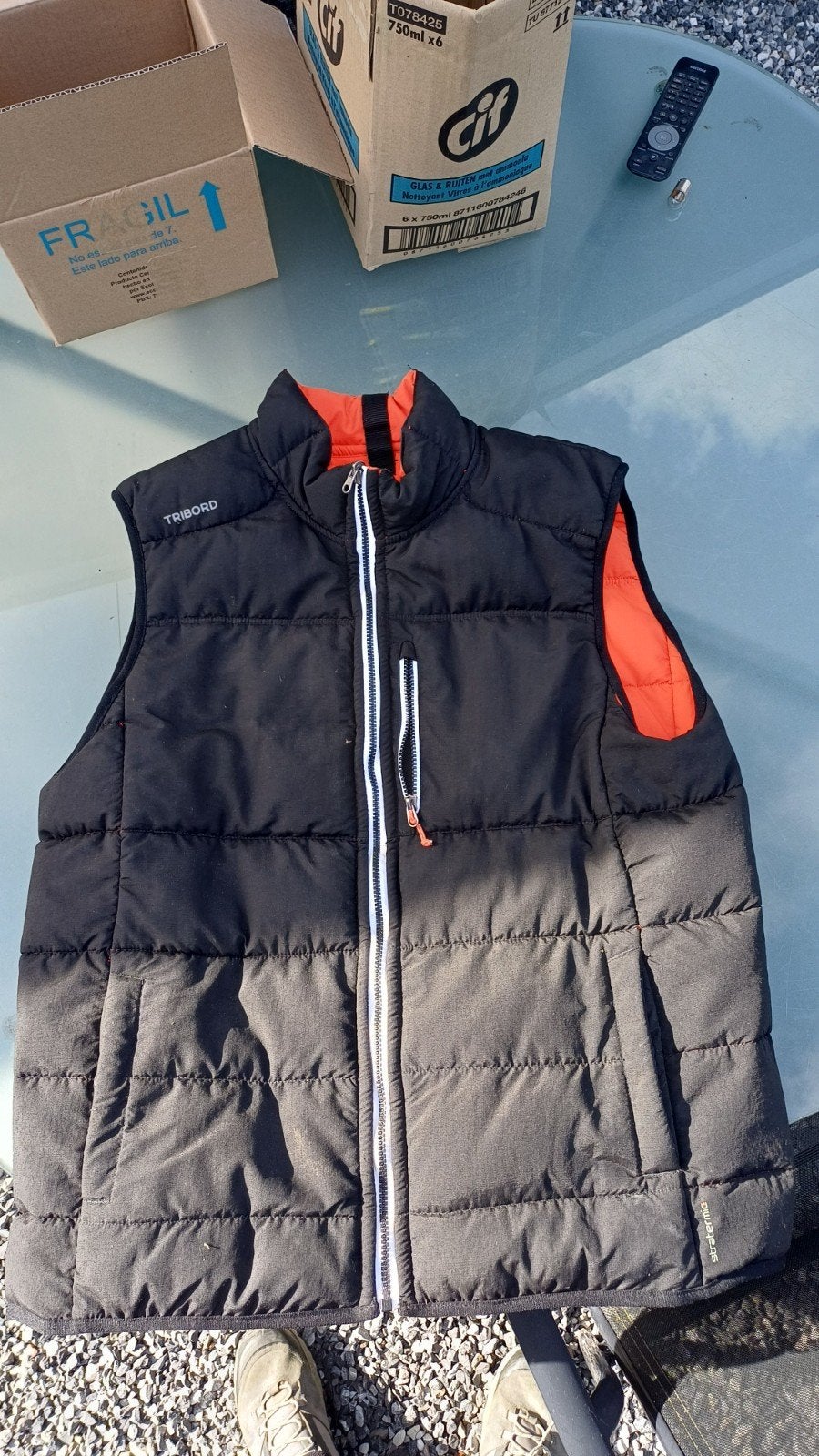 reddingsvest voor Kayak., Enlèvement