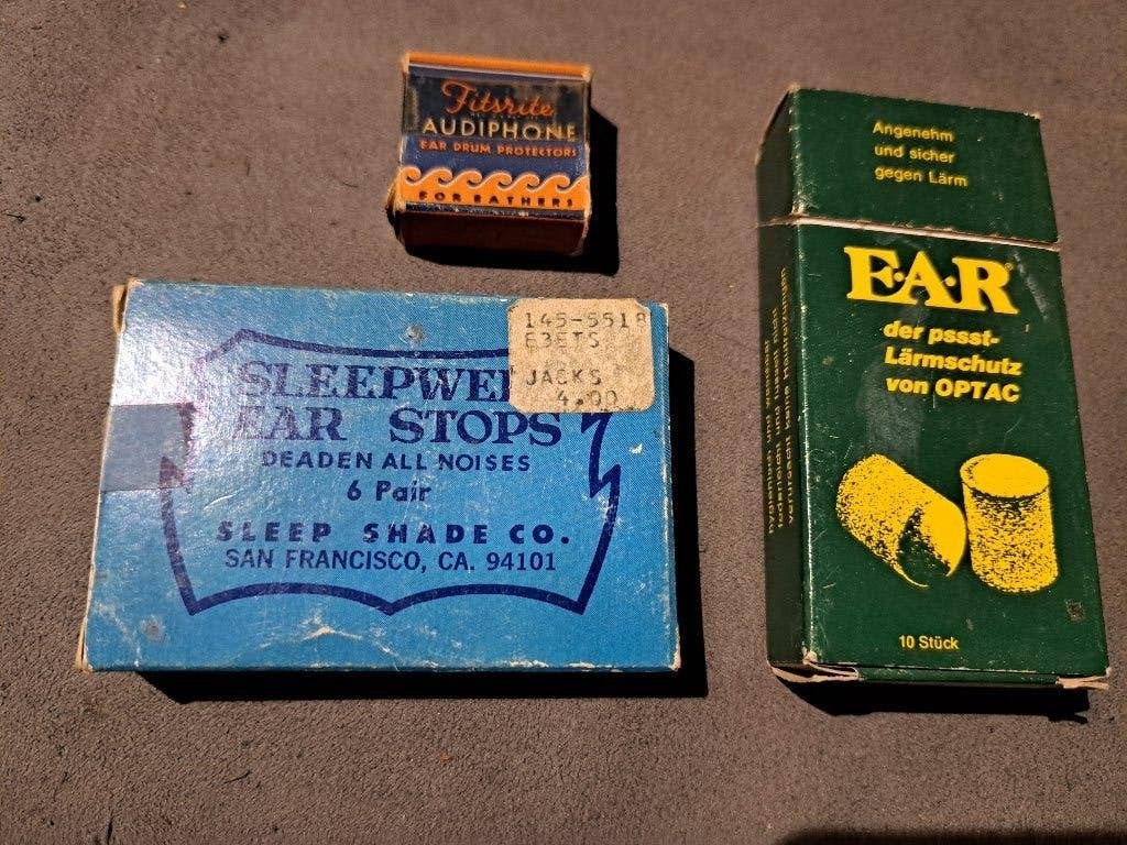 Lot de protections d'oreilles vintage, Enlèvement ou Envoi