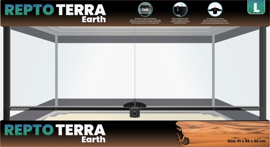 Repto TerraHeart 91x46x46 (Terrarium), Enlèvement, Neuf, Terrarium ou Paludarium