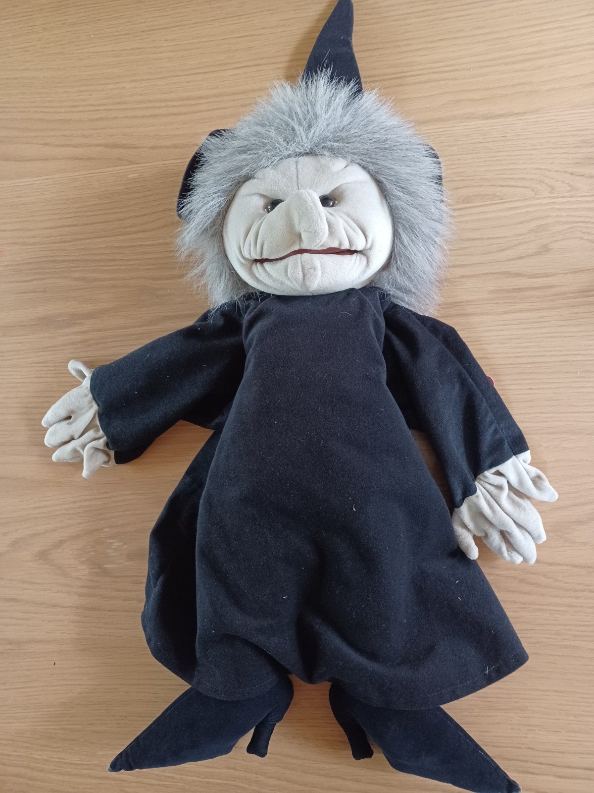 Handpop heks groot model, Kinderen en Baby's, Speelgoed | Poppen, Ophalen of Verzenden