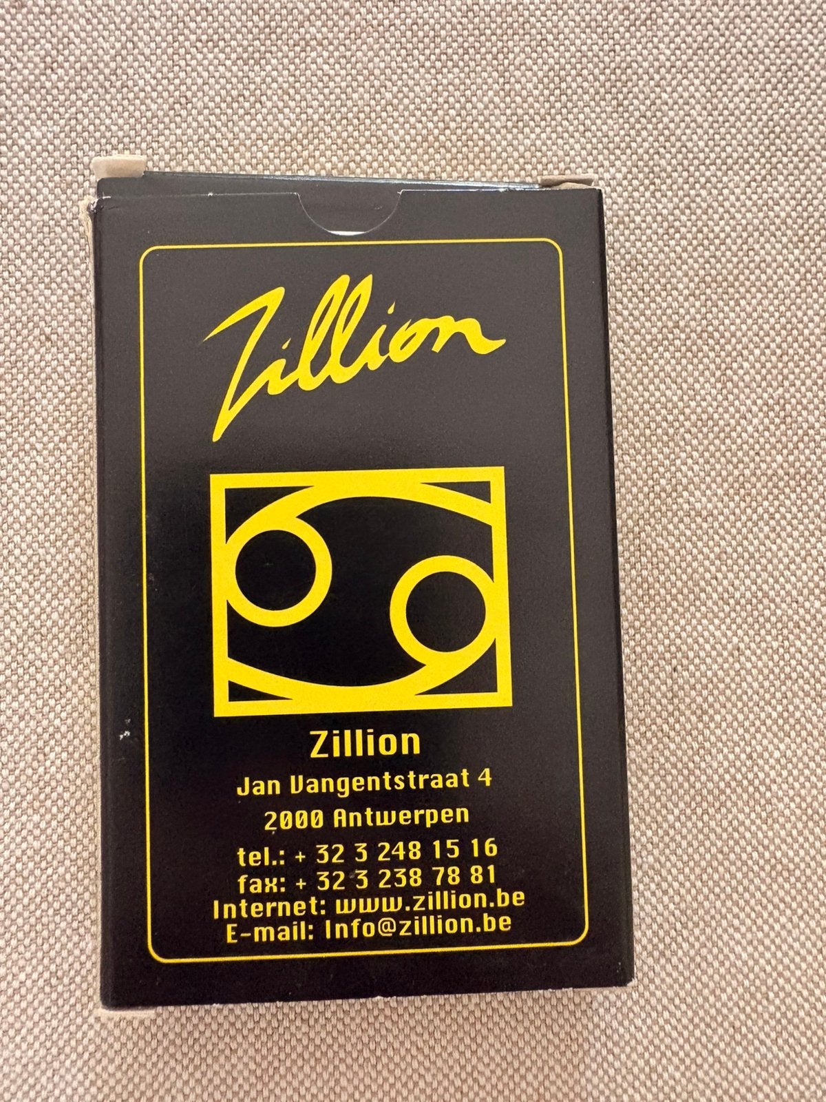Spel kaarten Zillion, Ophalen, Nieuw