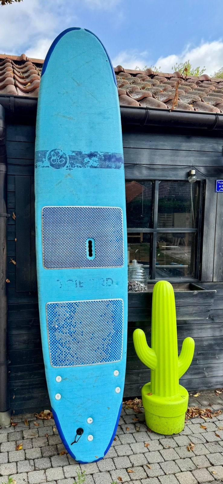 Tribord Surfboard 7'6 Softtop | plezier in de golven, Watersport en Boten, Ophalen, Gebruikt