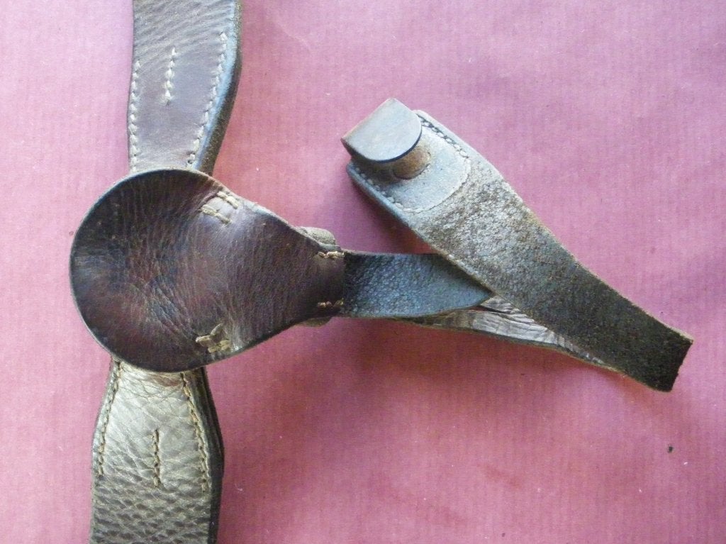 Brelage lourd allemand complet en "Y" WW2, Collections, Envoi, Armée de terre, Autres types