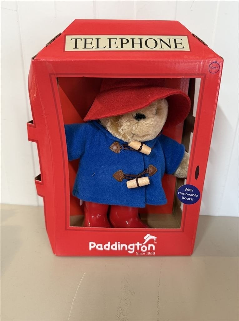 knuffel - Pluche Paddington Phone Box - Superzacht - 20cm -, Enlèvement ou Envoi, Comme neuf