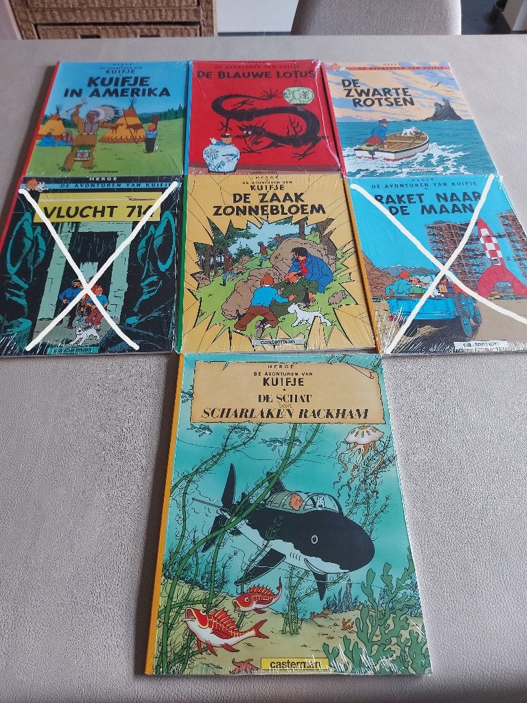 Kuifje diverse albums, Plusieurs BD, Enlèvement ou Envoi, Neuf, Herge