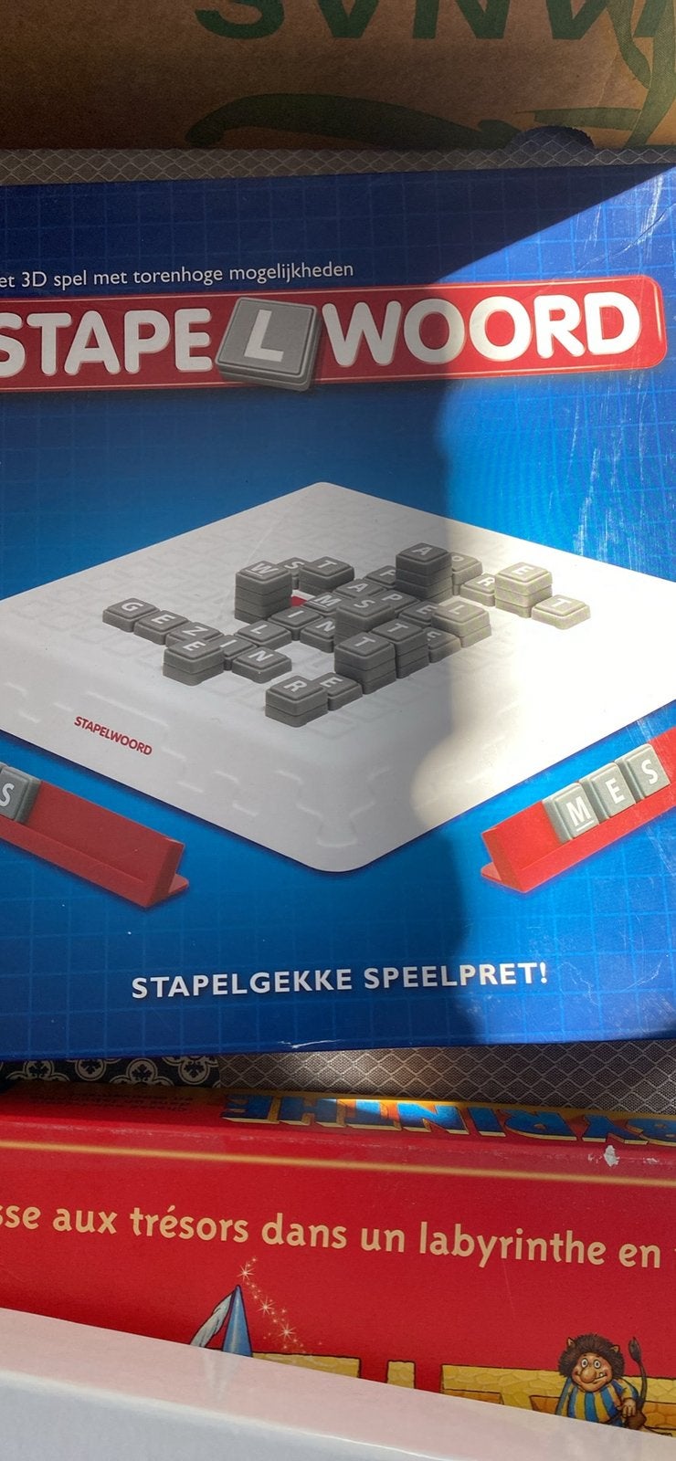 Speel- en denkwerk, Hobby en Vrije tijd, Gezelschapsspellen | Bordspellen, Ophalen, Zo goed als nieuw