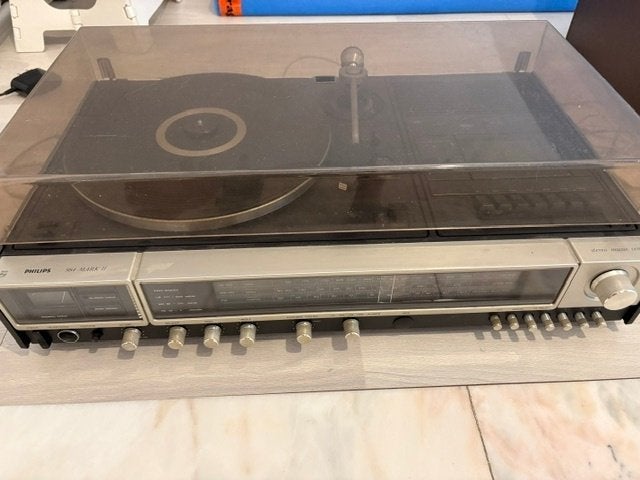philips 984 mark II (3 in 1), Audio, Tv en Foto, Platenspelers, Ophalen, Gebruikt, Platenspeler, Philips