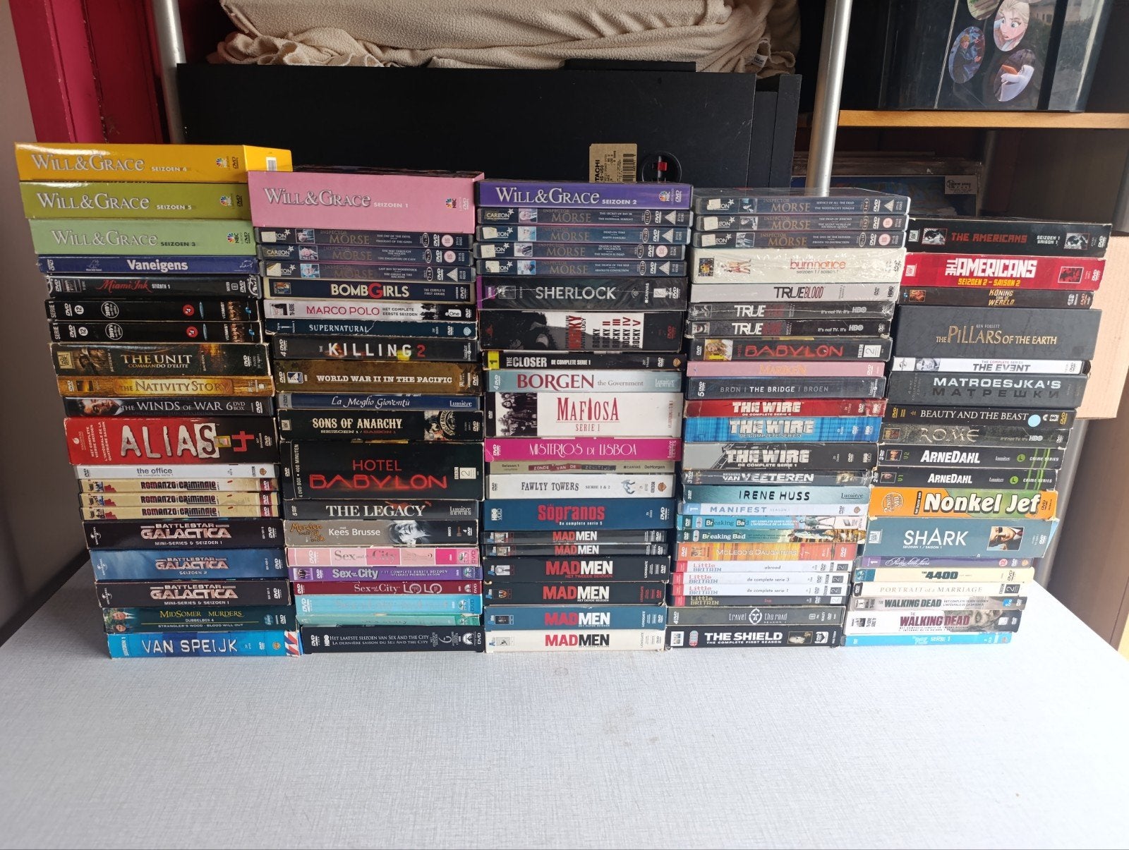 lot dvd series, Cd's en Dvd's, Ophalen of Verzenden